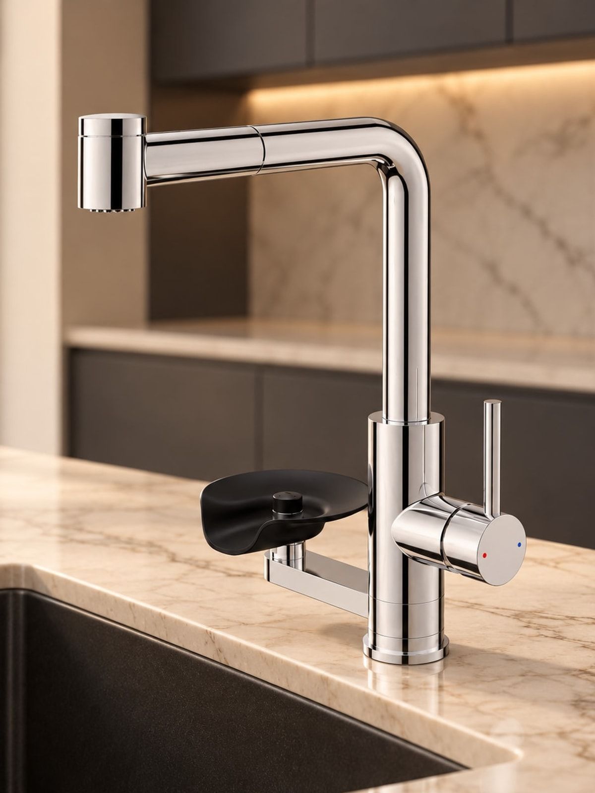 Vòi chậu rửa bát tích hợp rửa cốc — S3049-5C