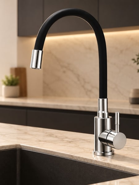 Vòi chậu rửa bát cổ mềm